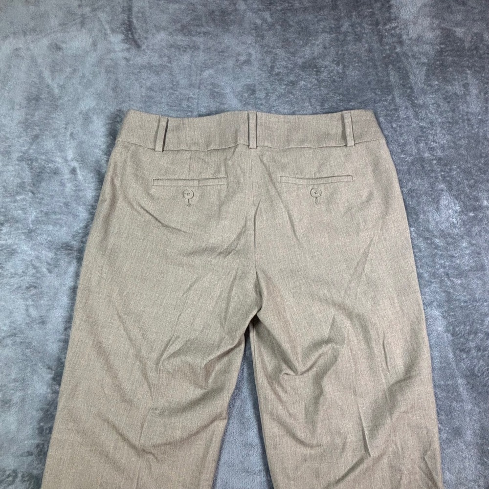 Ann Taylor LOFT Marisa Trouser Tan Khaki Wide Leg Dress Pants Size 4 - Picture 10 of 11